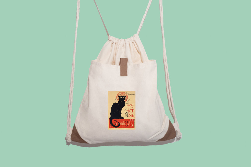 Vászon tornazsák (Théophile-Alexandre Steinlen - Tournée du Chat Noir de Rodolphe Salis)