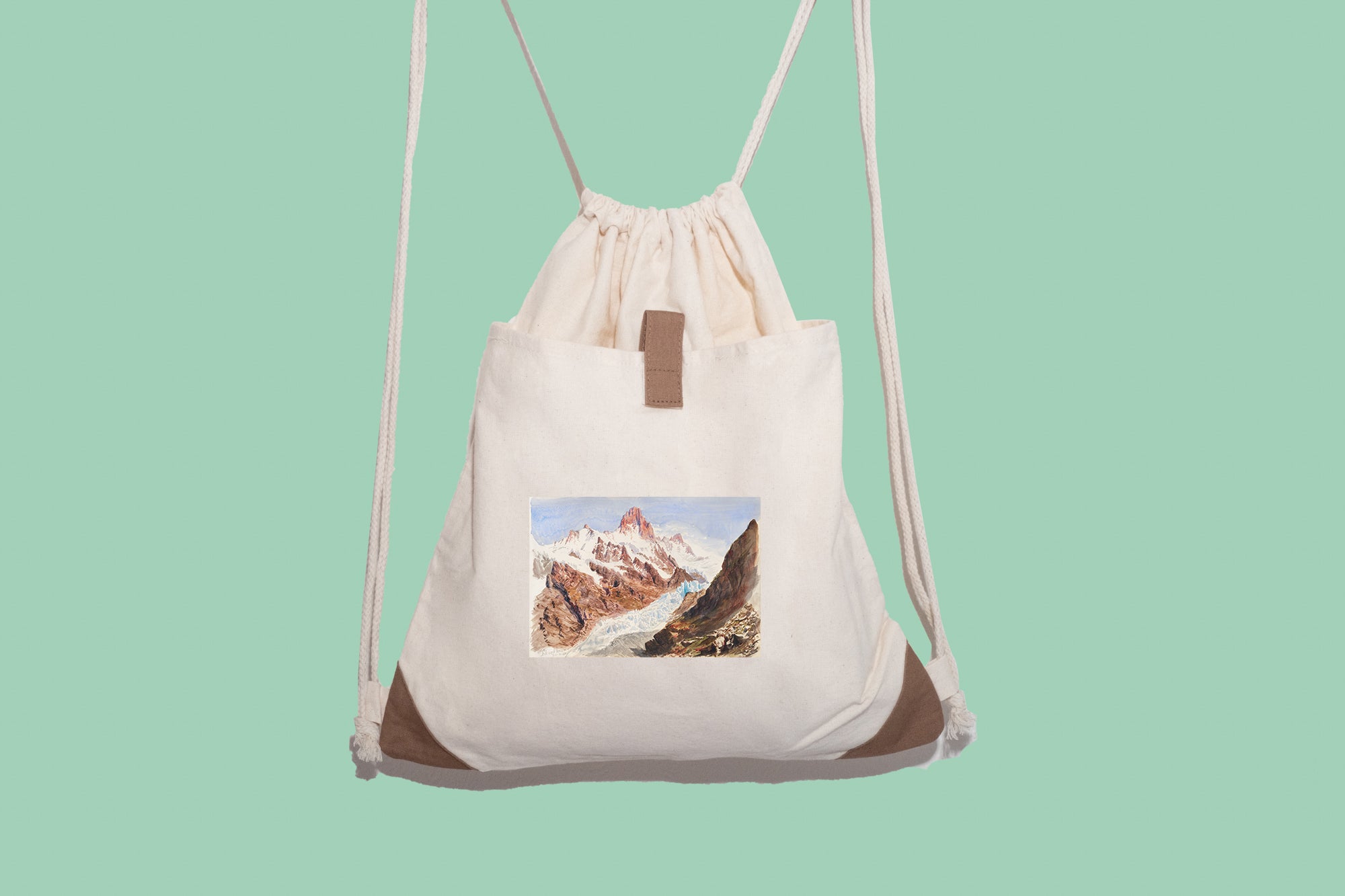 Vászon tornazsák (John Singer Sargent- Schreckhorn, Eismeer)