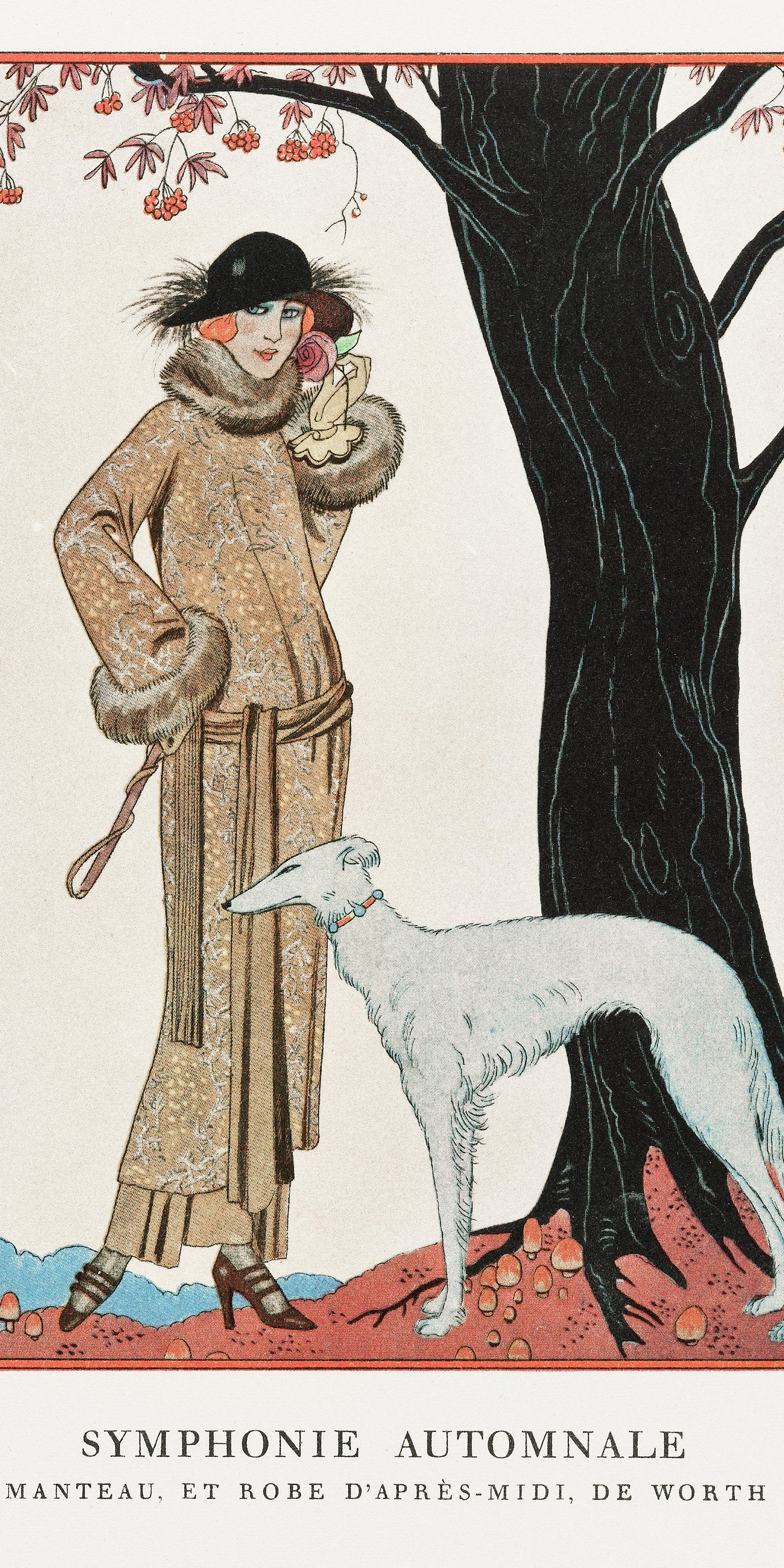 Törölköző (George Barbier - Symphonie Automnale)