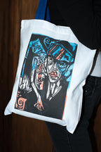 Fehér vászontáska fekete fogantyúval (Gris - Wassily Kandinsky )