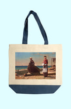 Vászon tote táska (Winslow Homer- Dad's Coming!)