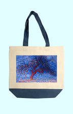 Vászon tote táska ( Piet Mondrian-The Red Tree )