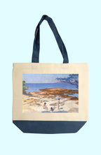 Vászon tote táska (Henri-Edmond Cross -Beach at Cabasson)