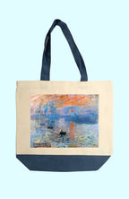 Vászon tote táska (Claude Monet- Impression, Sunrise)
