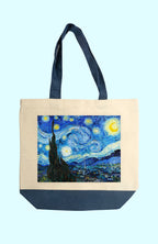 Vászon tote táska (Vincent van Gogh-The Starry Night)
