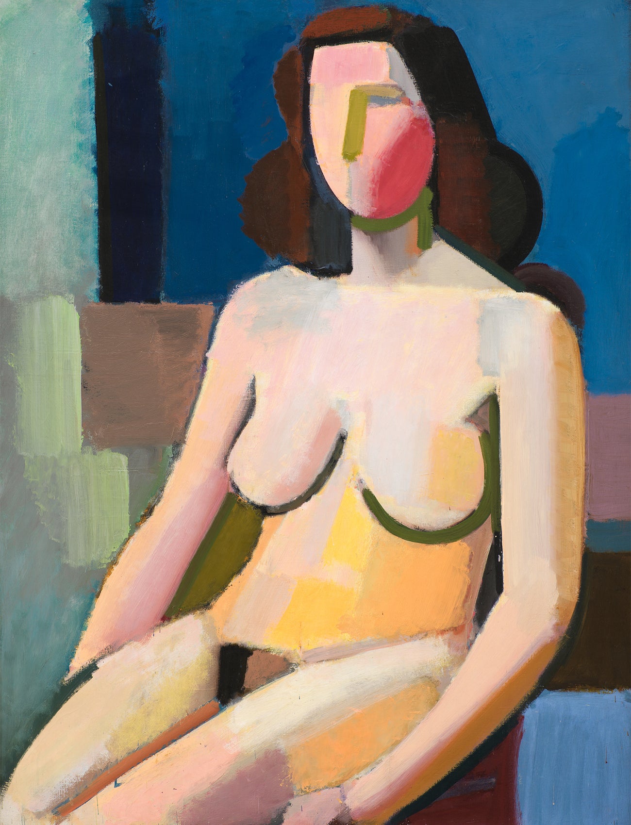 Wellsoft takaró (Vilhelm Lundstrom - Seated female)