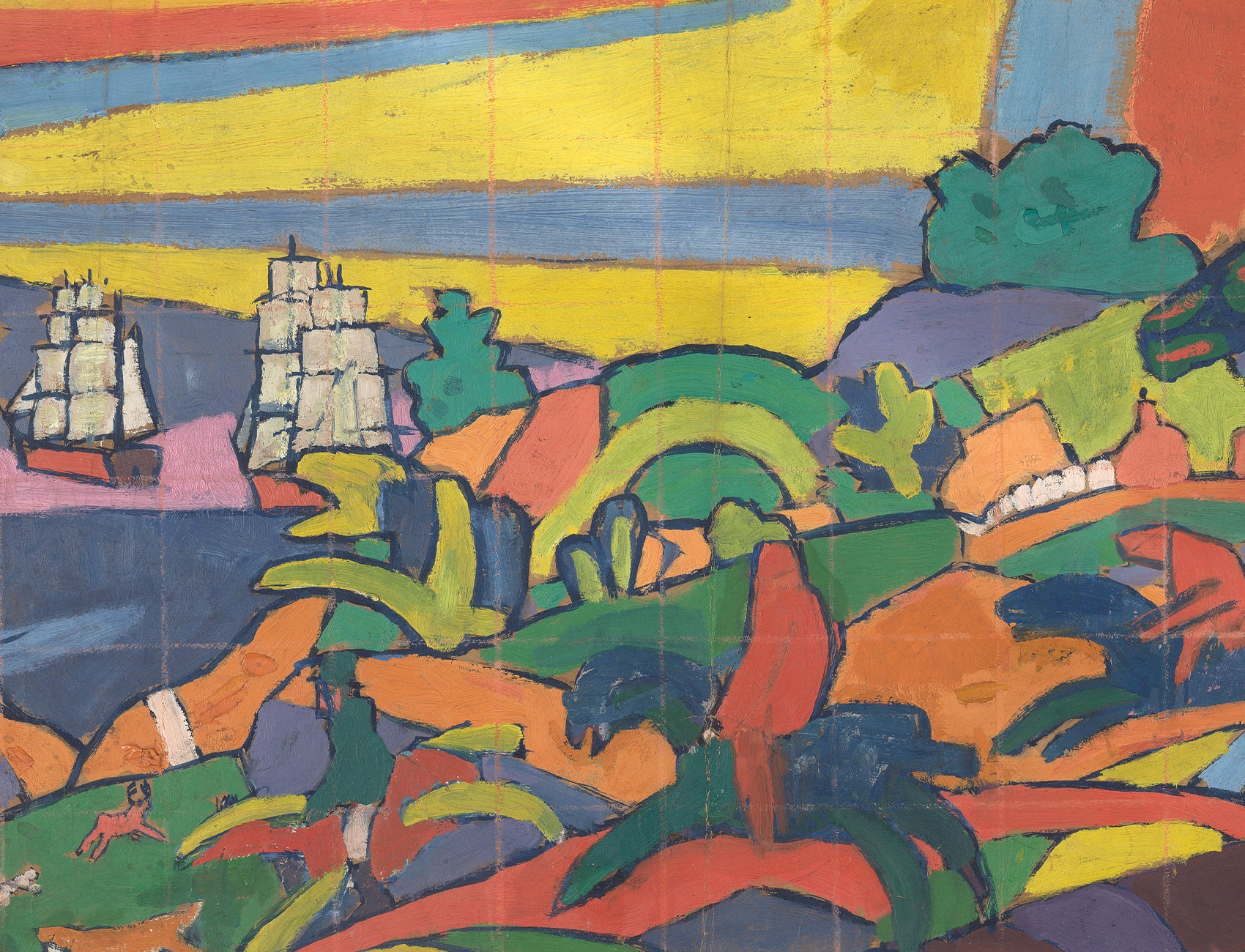 Wellsoft takaró (Spencer Frederick Gore - Design for Deer Hunting Mural in the Cabaret Theatre Club)