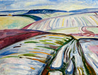 Wellsoft takaró (Edvard Munch - Winter Landscape)
