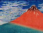 Wellsoft takaró (Katsushika Hokusai - Red Fuji)