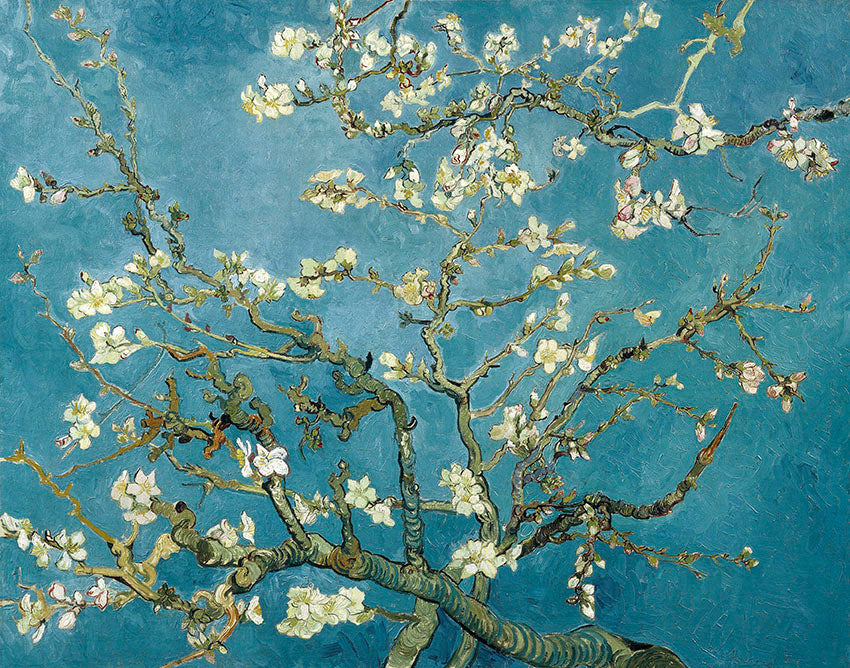 Teli mintás női trikó ( Vincent van Gogh-Almond Blossoms )
