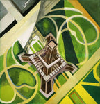 Rövid szabású női kapucnis melegítőfelső ( Robert Delaunay -  Eiffel Tower and Gardens, Champ de Mars )