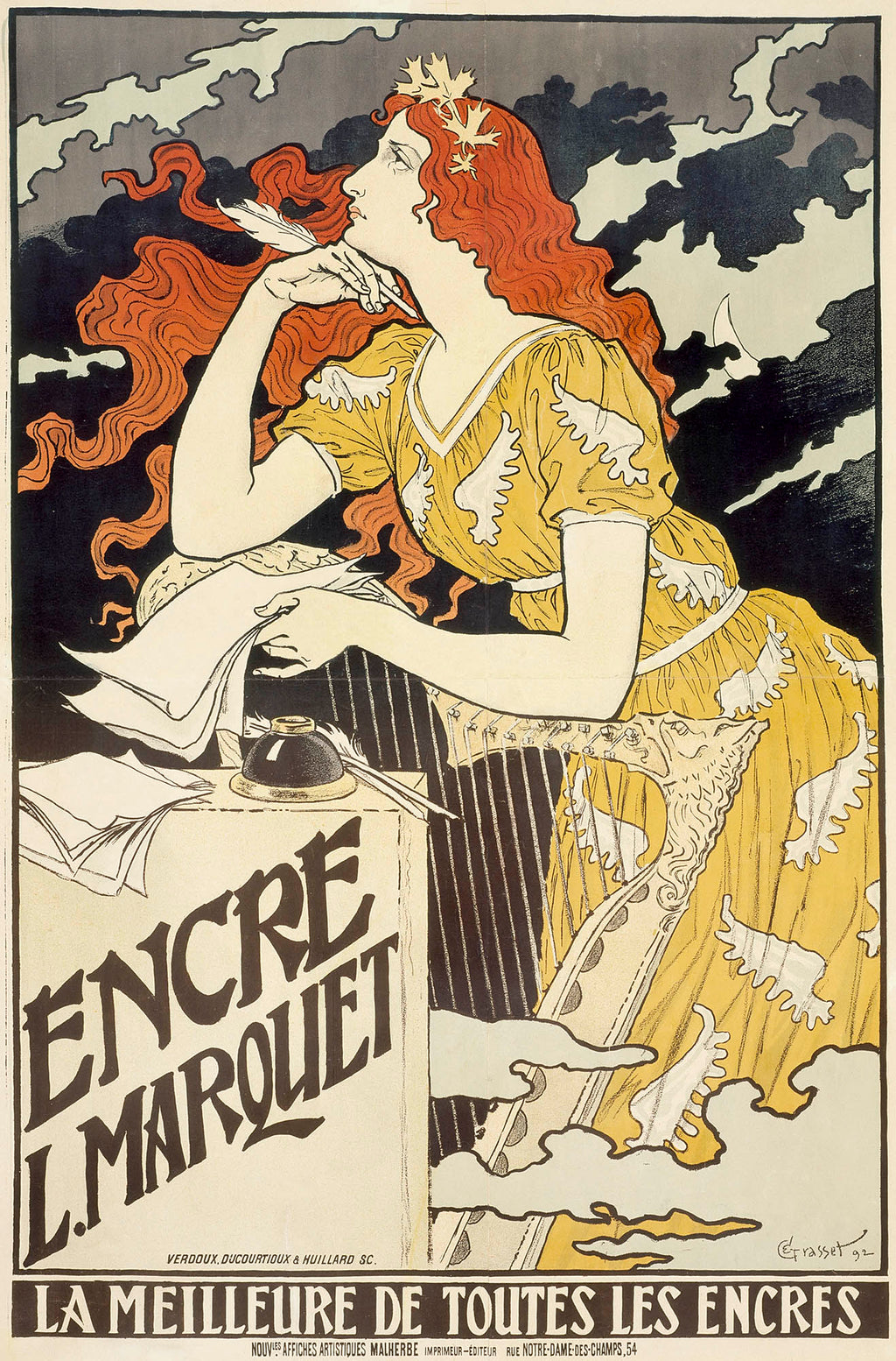 Női pólóruha ( Eugene Grasset - Encre L. Marquet  )