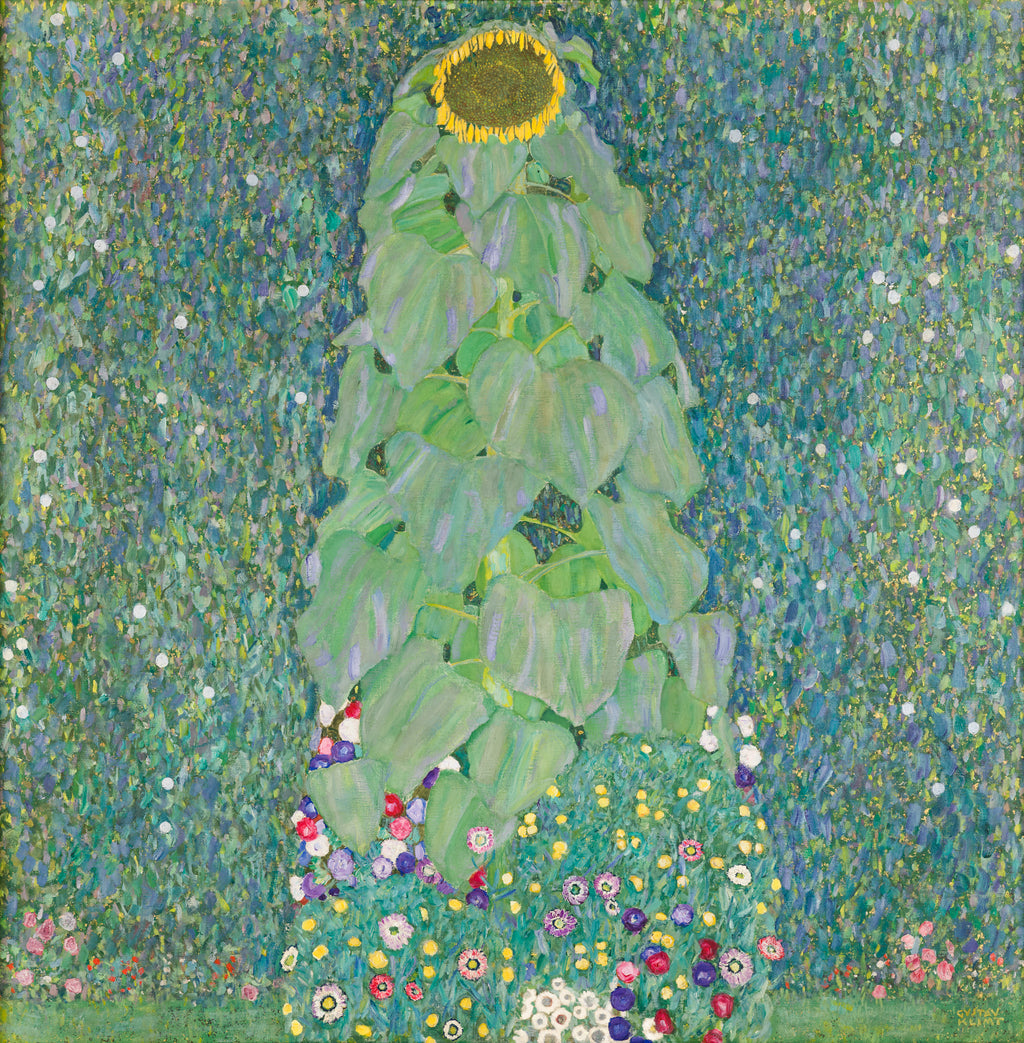 Pamut pulóver- Unisex (Gustav Klimt- The Sunflower)