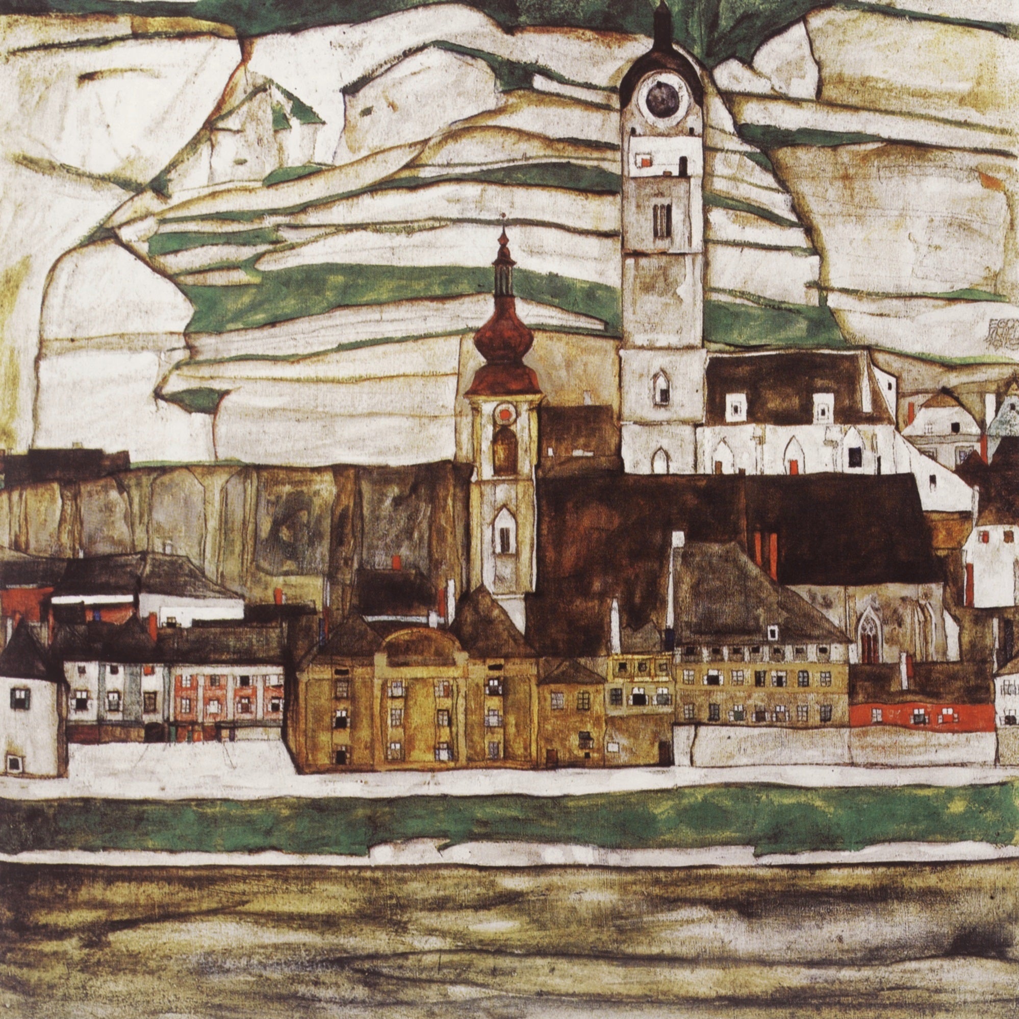Vászon tornazsák ( Egon Schiele- Stein an der Donau II)