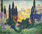 Hosszú női ruha (Henri-Edmond Cross - La Plaine de Bormes)