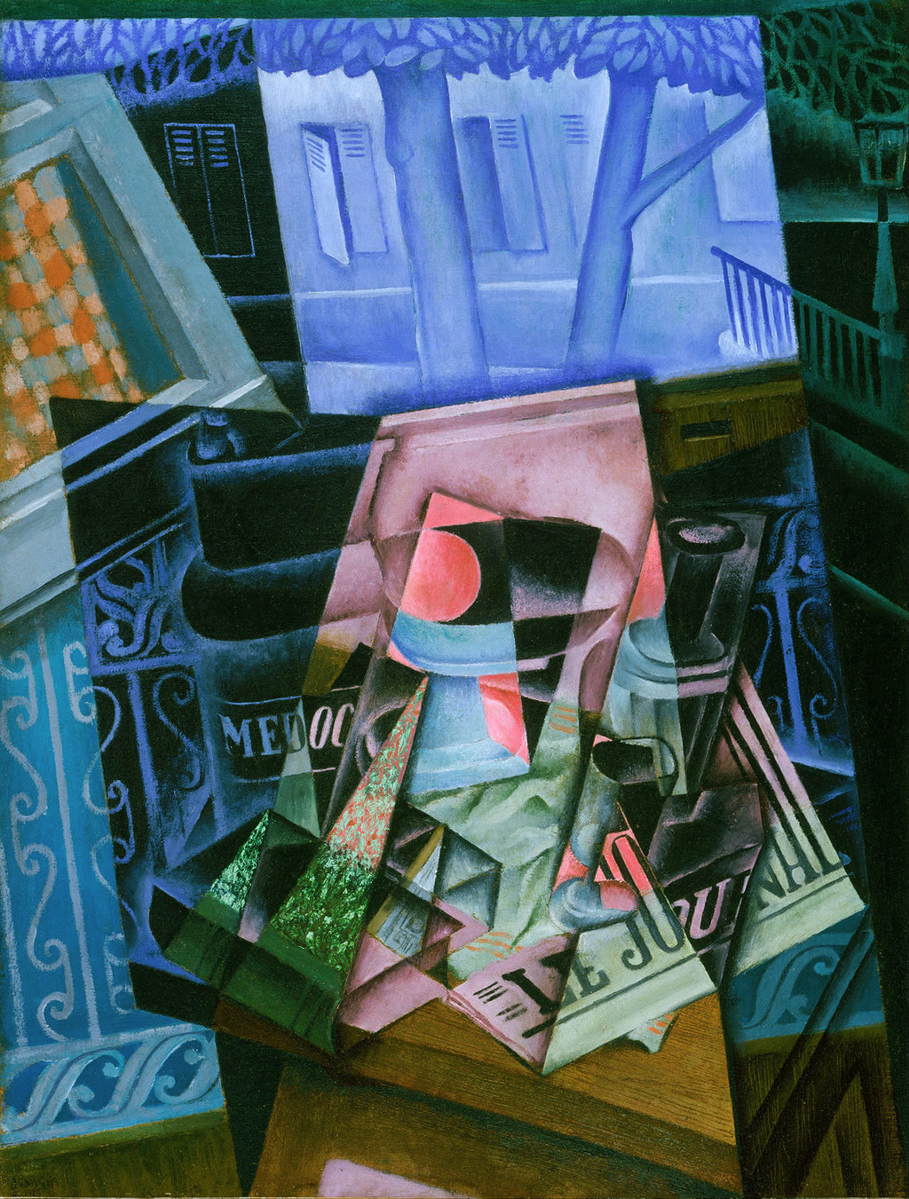 Női pólóruha ( Juan Gris -Still Life before an Open Window, Place Ravignan )