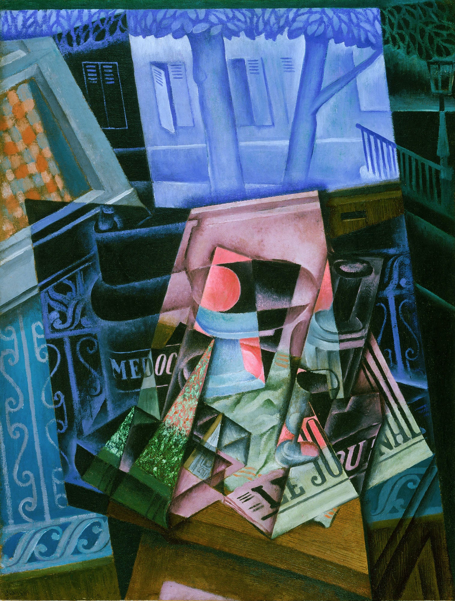 Női pólóruha ( Juan Gris -Still Life before an Open Window, Place Ravignan )