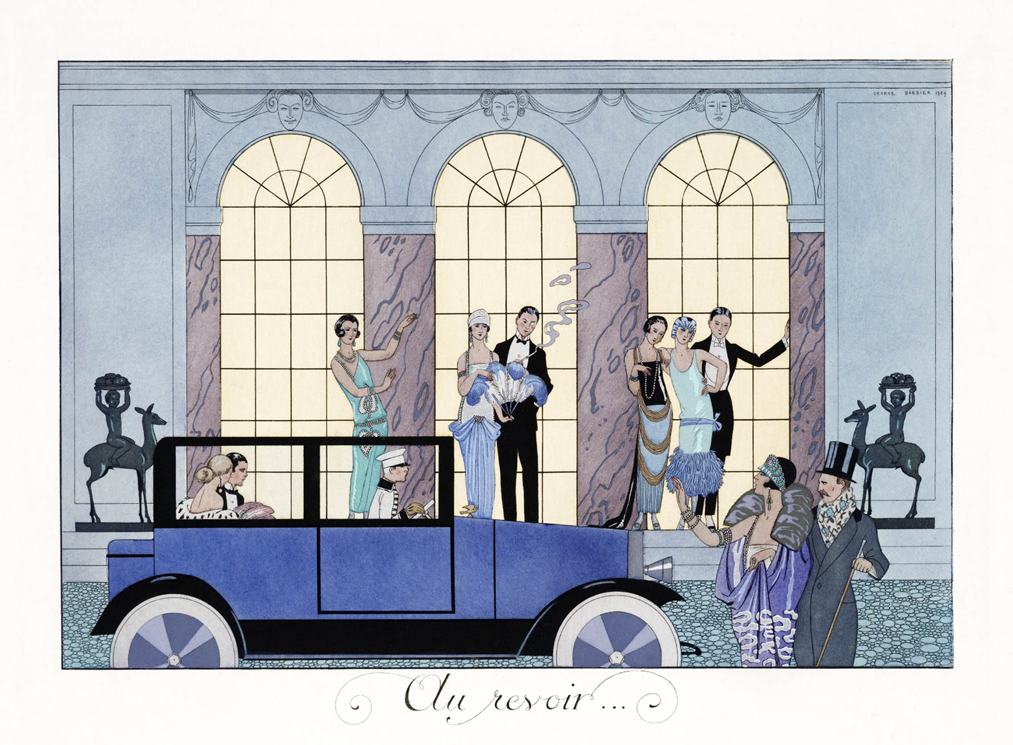 Női trikó ( George Barbier- Au revoir )