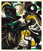 Modern stílusú hátizsák laptop zsebbel (Franz Marc- Genesis II)