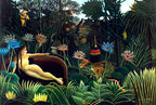 Női ujjatlan magasnyakú body (Henri Rousseau - The Dream)