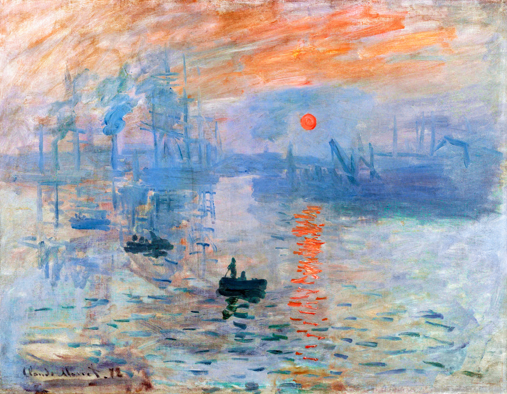 Pamut pulóver - Unisex (Claude Monet - Sunrise)