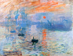 Pamut pulóver - Unisex (Claude Monet - Sunrise)