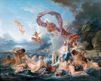Vászon tote táska ( François Boucher - The Triumph of Venus )