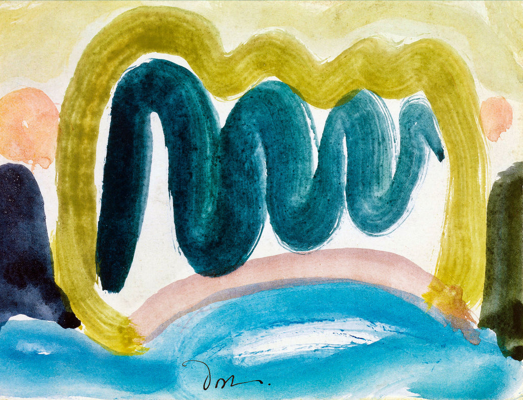 Kontrasztos férfi póló ( Arthur Garfield Dove - Pond in Sunlight )