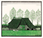 Hosszú női ruha (Julie de Graag - Farmhouse with thatched roof)