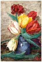 Vászon tornazsák ( Sientje Mesdag-van Houten - Tulpen in een vaas)