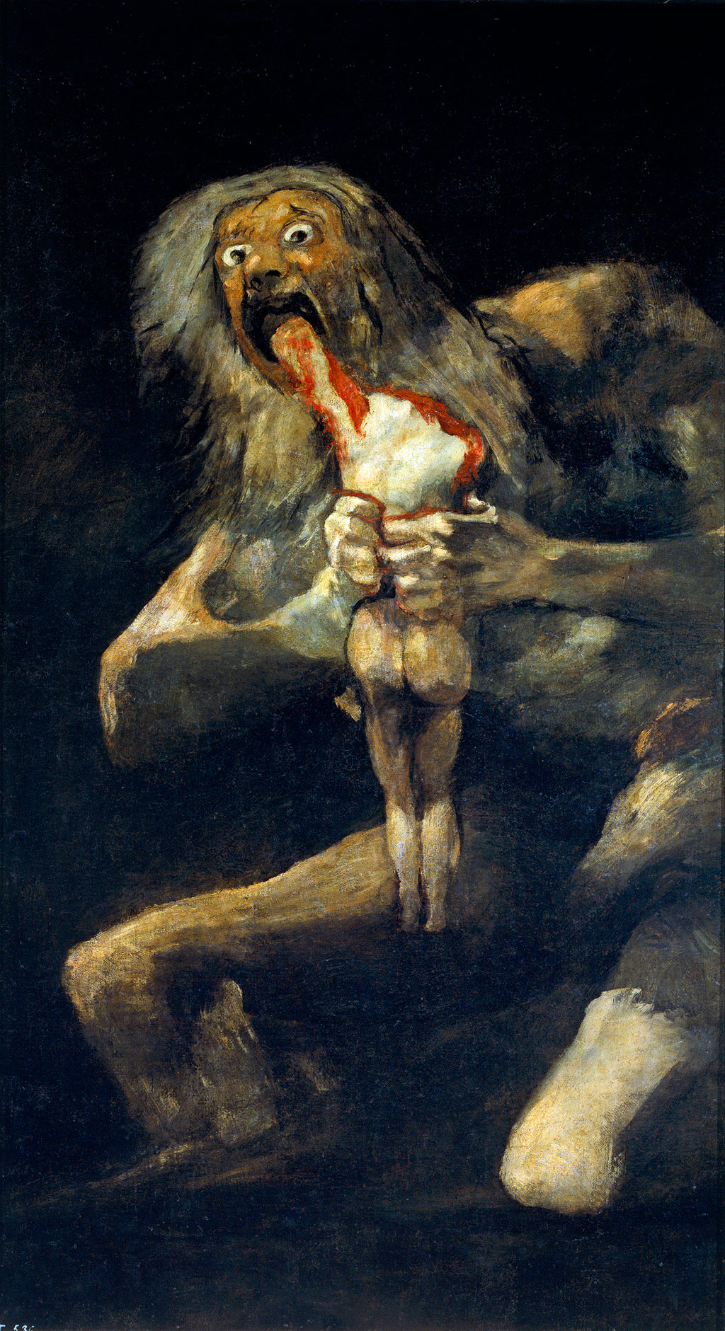 Pamut pulóver - Unisex (Francisco Goya - Saturn Devouring His Son)