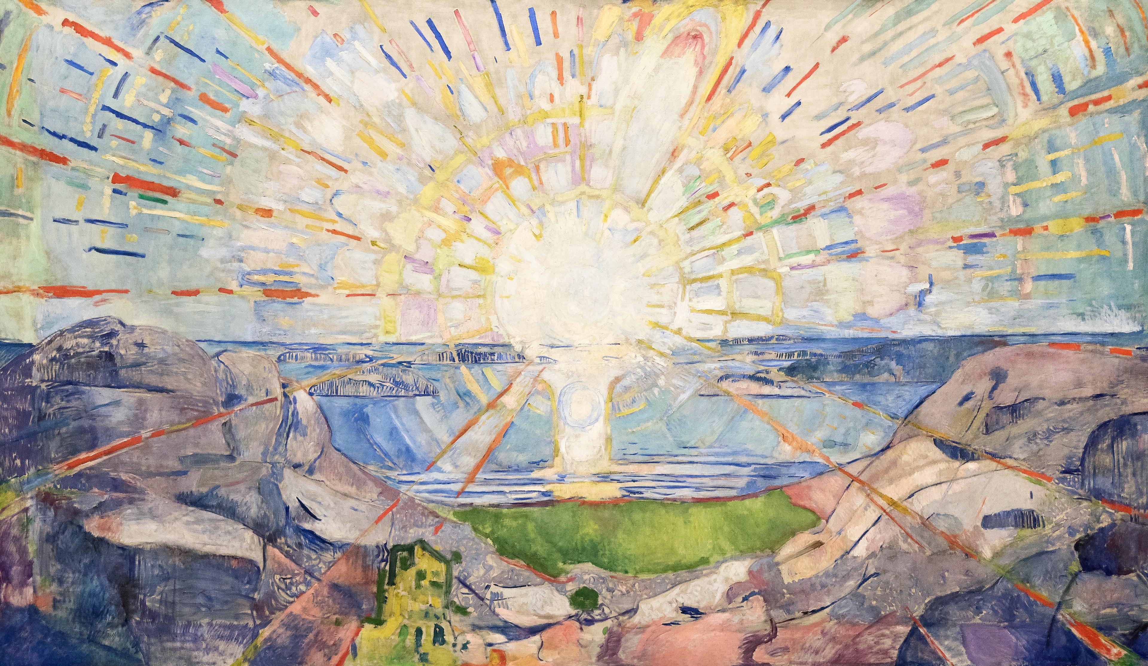 Hosszú női ruha (Edvard Munch - The Sun)