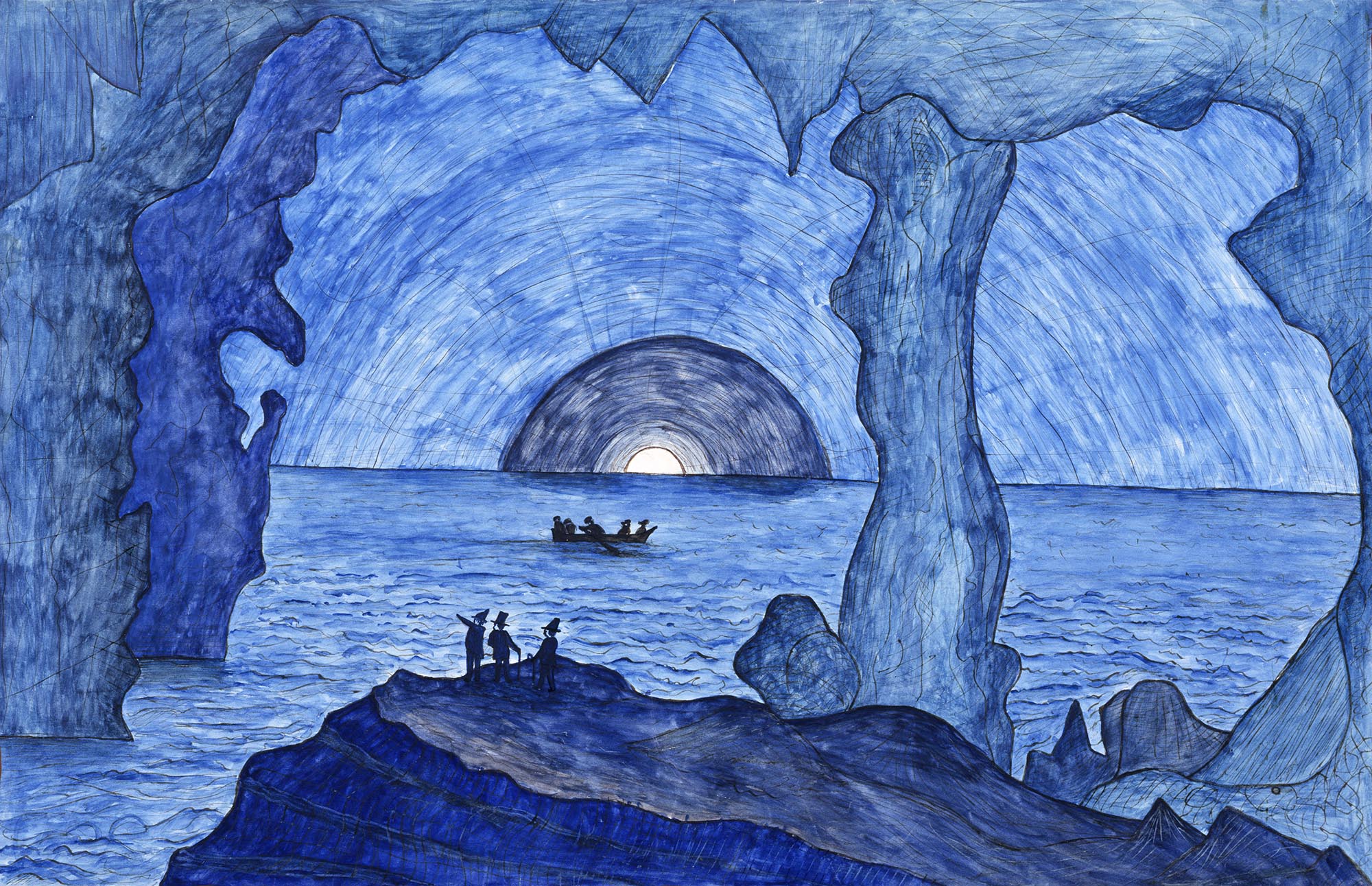 Vászon tote táska ( Lawrence W. Ladd - The Blue Grotto )