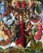 Vászon tornazsák ( Master of the Saint Lucy Legend - Mary, Queen of Heaven )