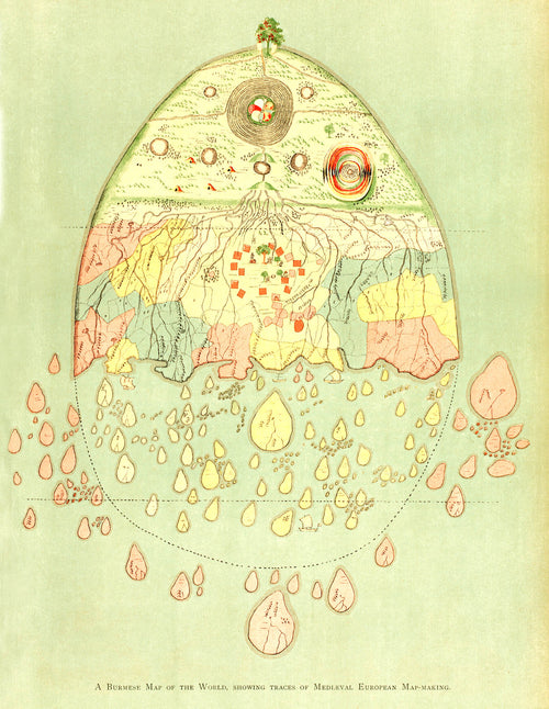 Hosszú női ruha ( William Griggs- A Burmese map of the world)
