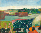 Vászon tote táska (Paul Gauguin -Haystacks in Brittany)