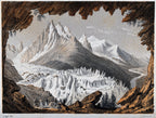Modern stílusú hátizsák laptop zsebbel (J. Arnout - The Glacier des Bains)