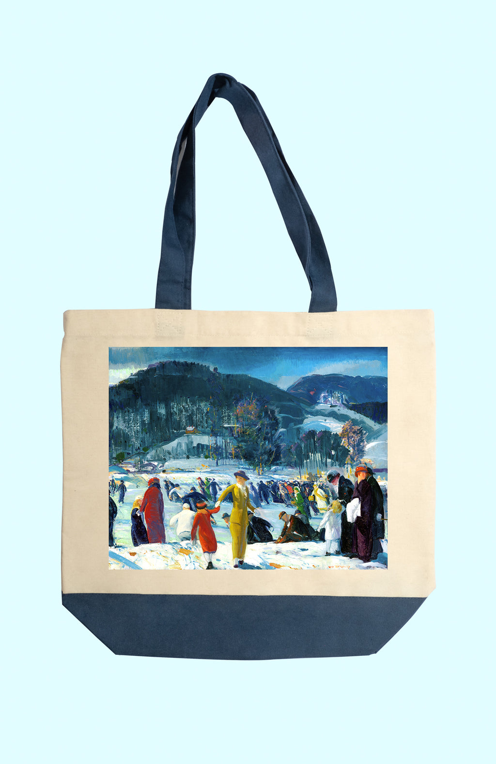 Vászon tote táska (George Wesley Bellows - Love of Winter)