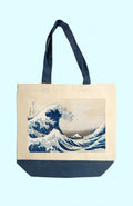 Vászon tote táska (Katsushika Hokusai- The Great Wave off Kanagawa)