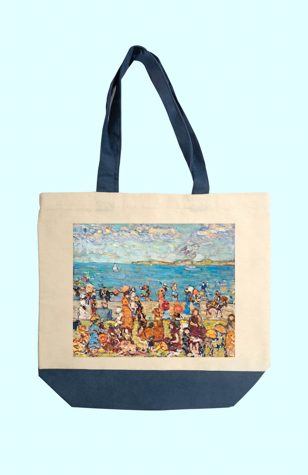 Vászon tote táska (Maurice Prendergast - Beach Scene )