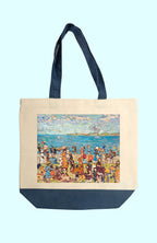 Vászon tote táska (Maurice Prendergast - Beach Scene )