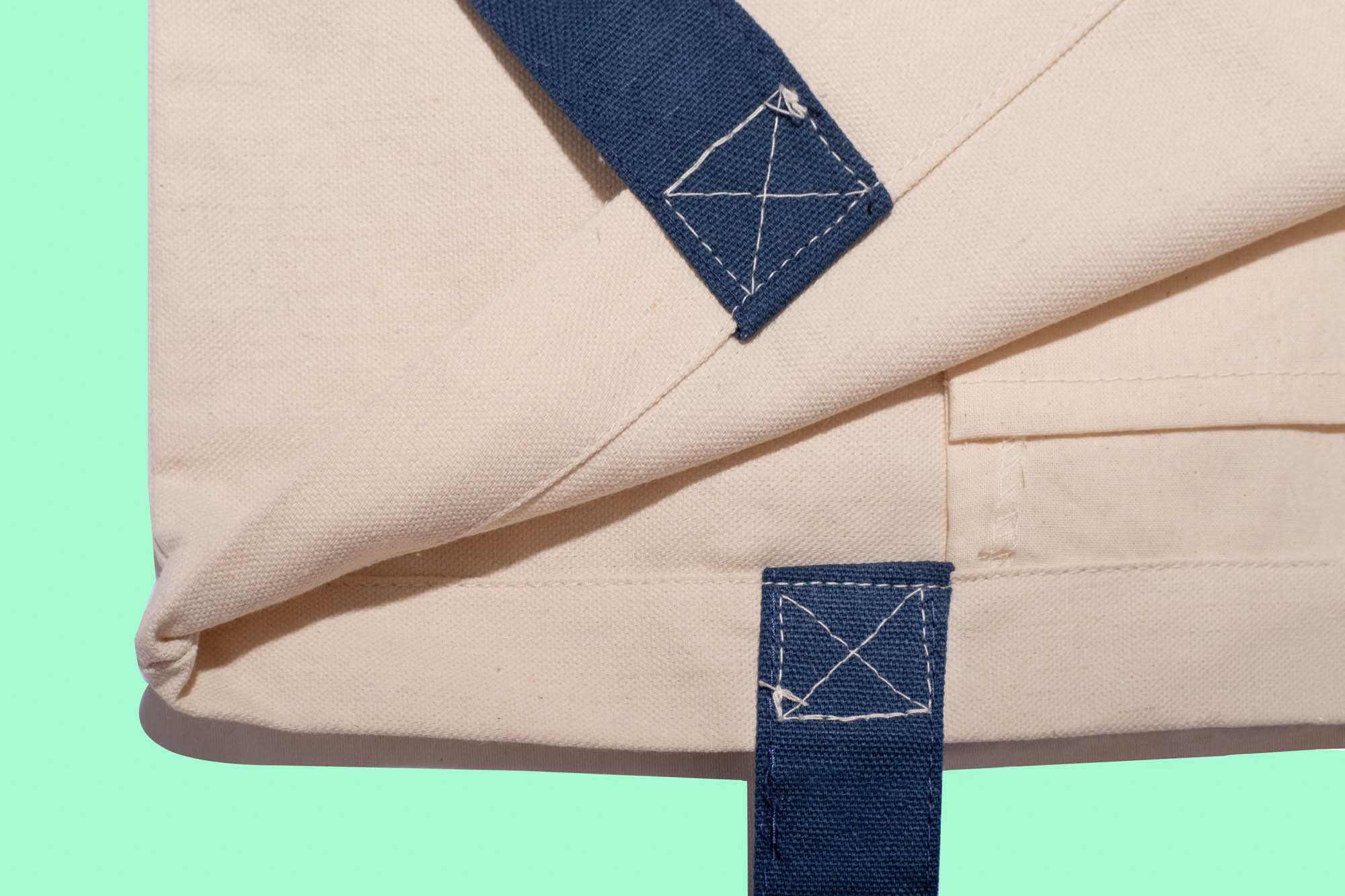 Vászon tote táska ( John Decker-  Wilshire Bowl Restaurant mural design - Study 2)