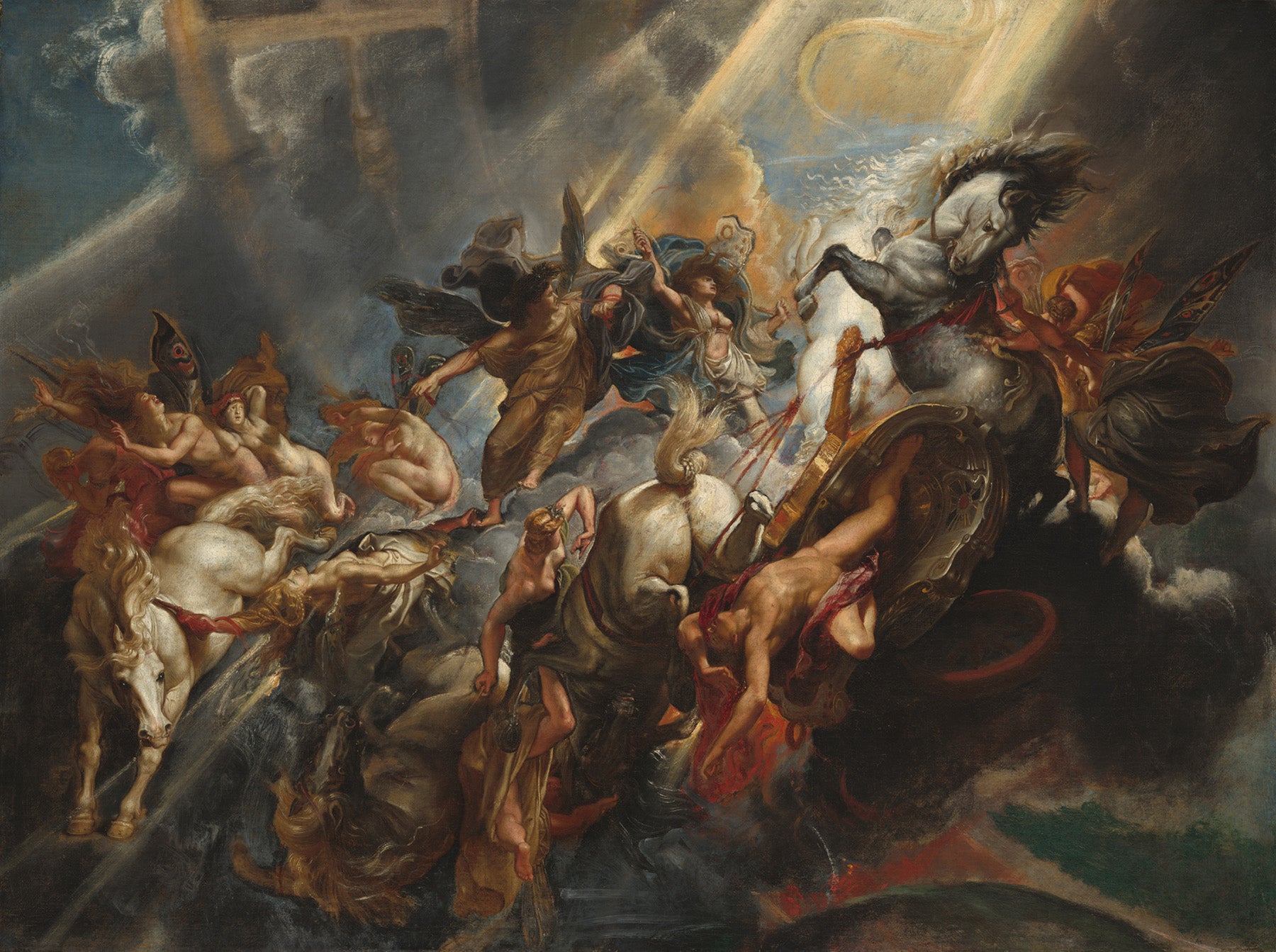 Vászon tote táska (Peter Paul Rubens - The Fall of Phaeton)