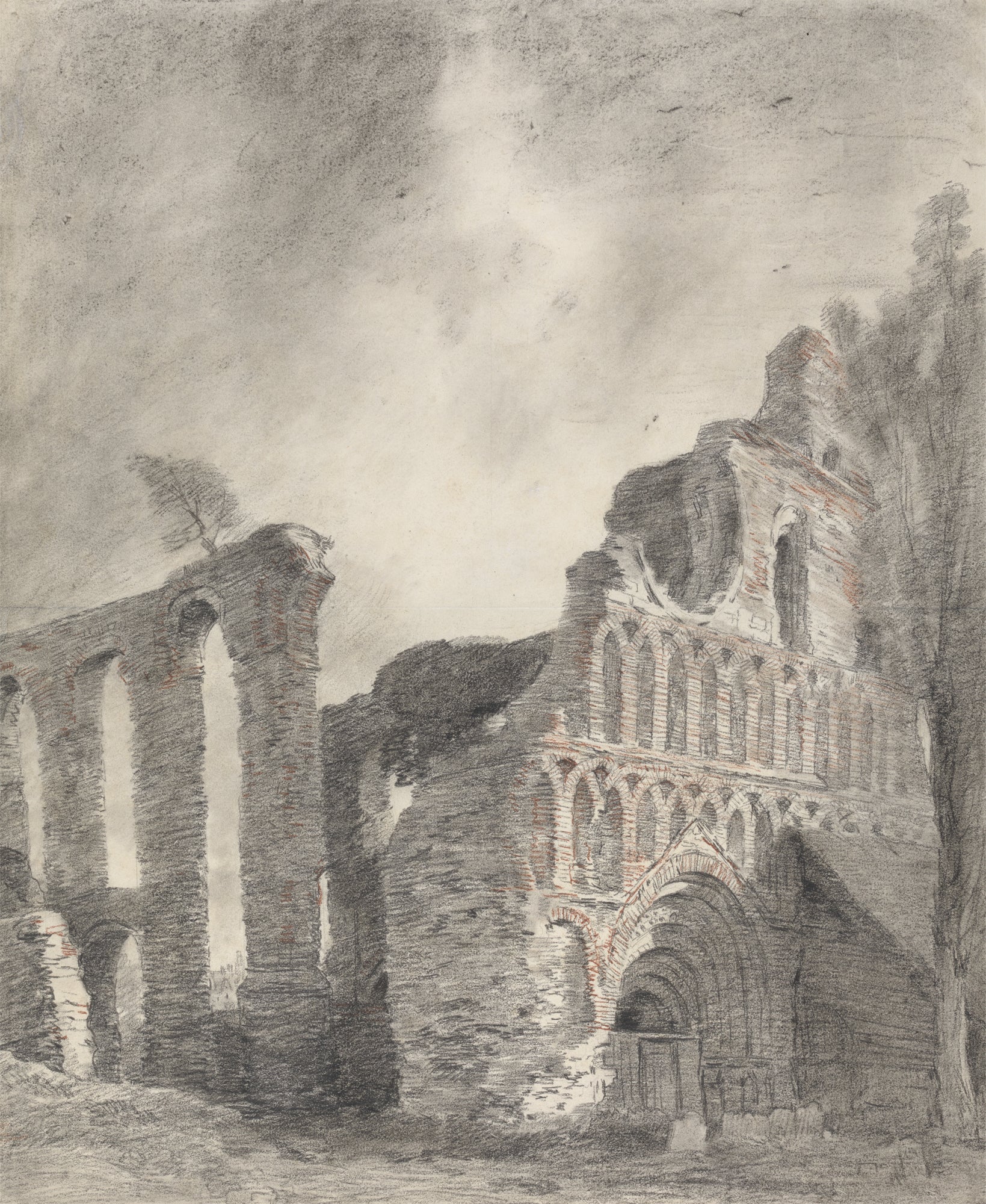 Női trikó (John Constable- St Botolph's Priory)