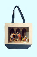 Vászon tote táska (Jacques-Louis David -Le Serment des Horaces)