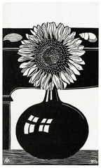 Modern stílusú hátizsák laptop zsebbel (Samuel Jessurun de Mesquita - Sunflower)