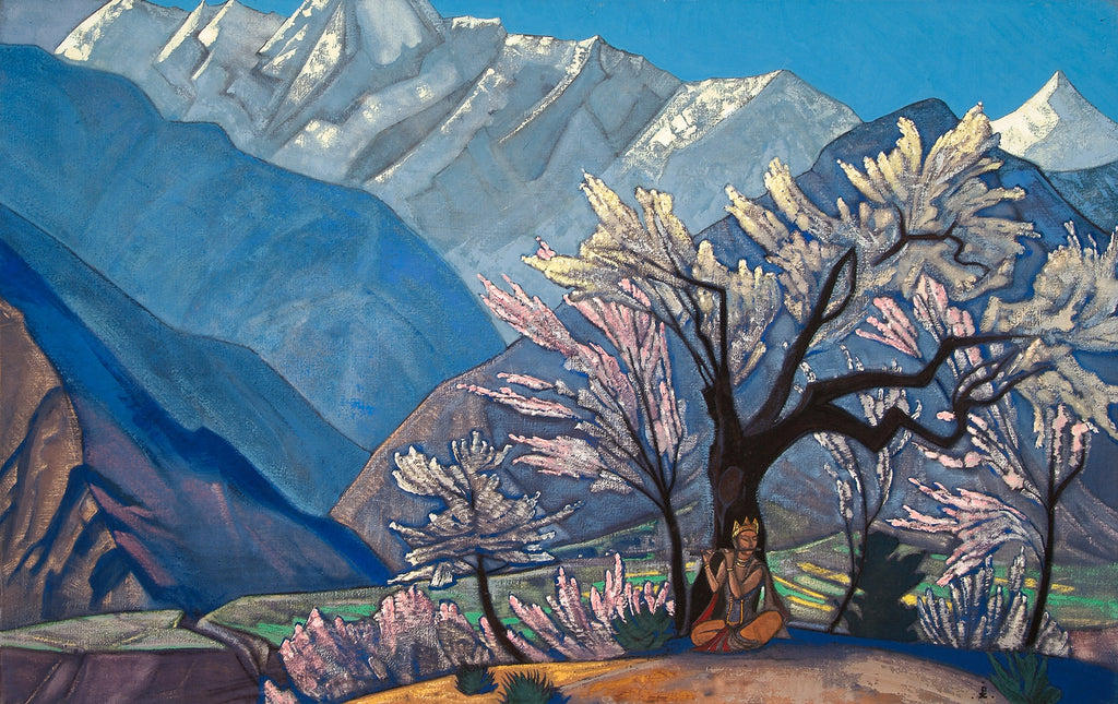 Rövid szabású női kapucnis melegítőfelső ( Nicholas Roeric Krishna -(Spring in Kulu) )