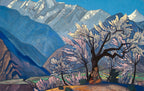 Rövid szabású női kapucnis melegítőfelső ( Nicholas Roeric Krishna -(Spring in Kulu) )