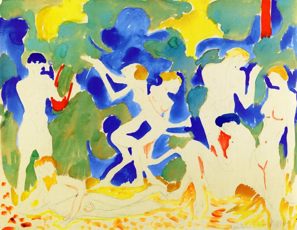 Női crop top ( André Derain - Music (La Musique) )