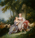 Oversized póló (François Boucher - The Love Letter)